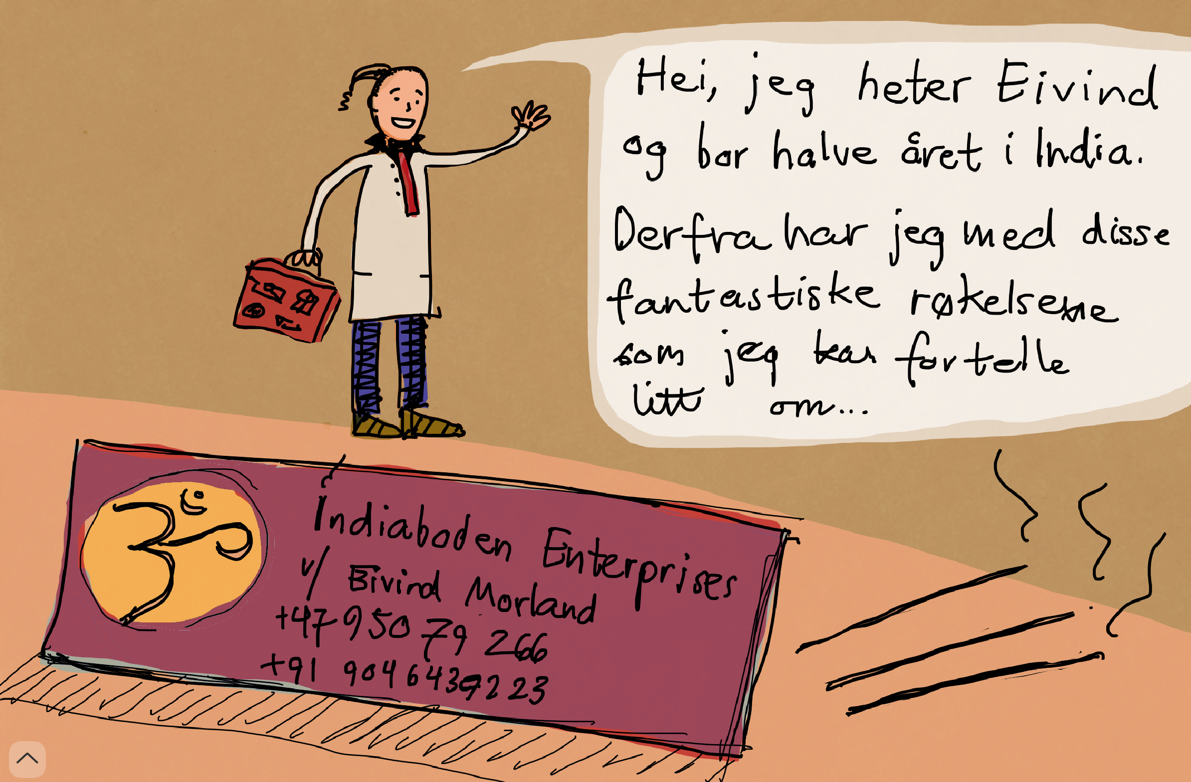 Illustrasjon av Eivind